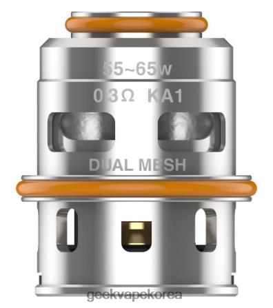 GeekVape 5개/갑 m 시리즈 코일 0P0B621 m0.3 듀얼 코일 | GeekVape Korea